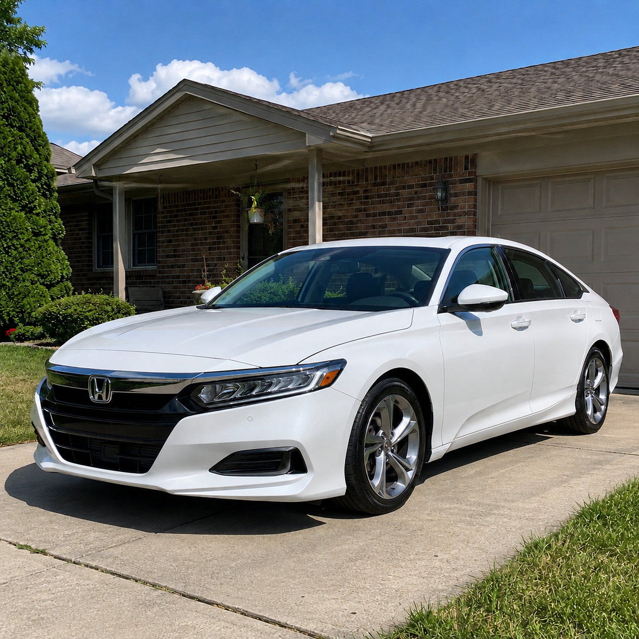 Honda Accord after a Bravura maintenance visit